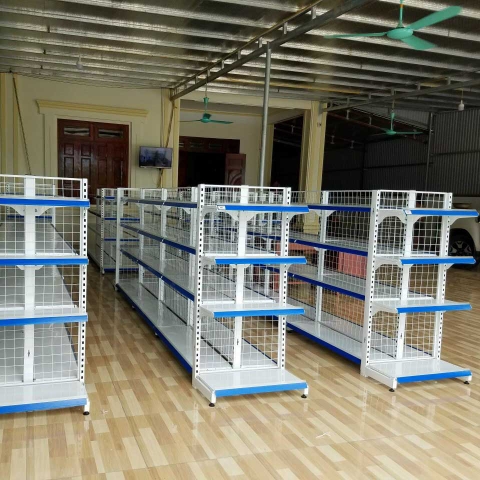 kệ siêu thị đôi cao 1m5 dài 1m2