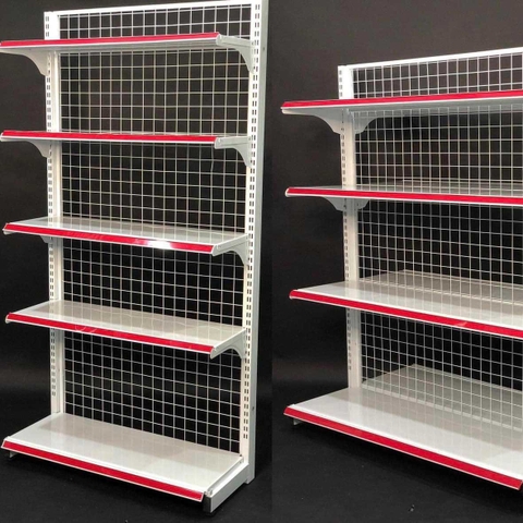 Kệ siêu thị đơn cao 2m1 5 sàn