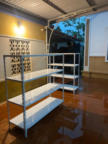 Kệ V lỗ 4 Tầng Dài 1m5