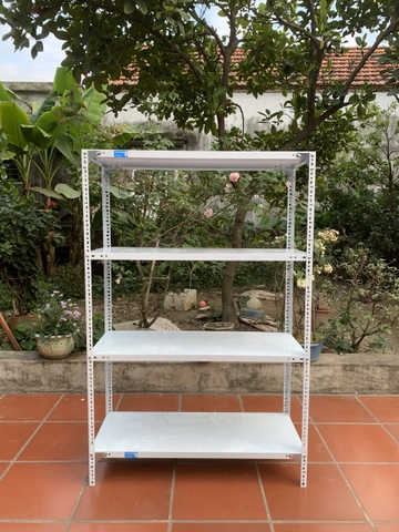 Kệ V lỗ 4 tầng dài 1m